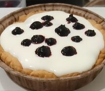 Сметанник песочный с черникой 