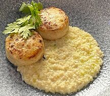 Биточки из индейки с мятным кус-кусом