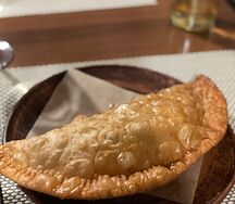 Чебурек с бараниной и говядиной