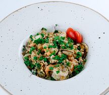 Паэлья с морепродуктами