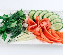Свежие овощи