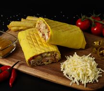 Шаурма по-индийски острая
