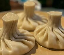 Хинкали с лососем