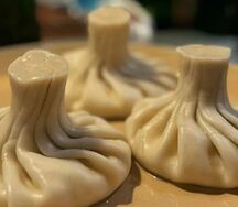 Хинкали с сыром и грибами