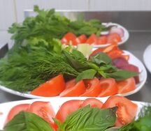 Букет из свежих овощей