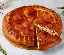 Пирог с курицей и картошкой