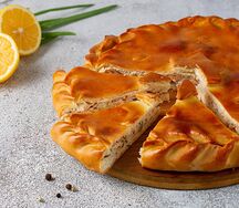 Пирог с курицей и картошкой