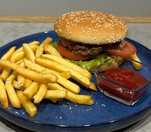 Бургер с говядиной 