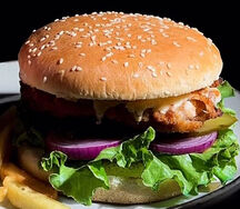 Бургер с курицей 