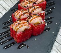 Запеченный с креветкой