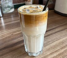Ice латте с сиропом
