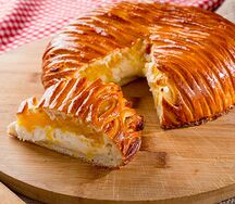Пирог с творогом и апельсином