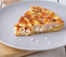Киш с курицей и опятами