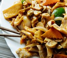Шампиньоны с мясом
