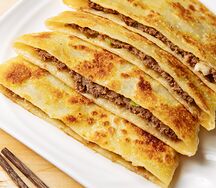 Лепешка с мясом