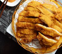 Курица в сухарях