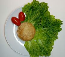 Котлета куриная жареная