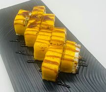 С сыром и крабом