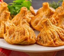 Хинкали жареные