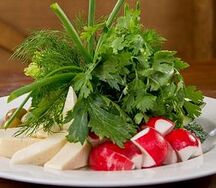 Грузинский сыр с зеленью
