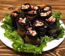Баклажаны с орехами