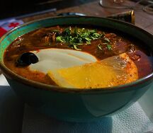 Солянка мясная по-грузински