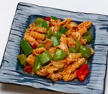 Кальмар с овощами