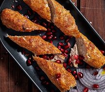 Люля-кебаб курица с грибами