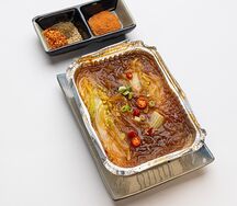 Пекинская капуста, запеченная с лапшой