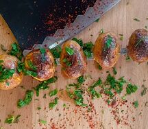 Картофель на углях 