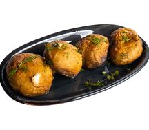 Грибы на мангале 