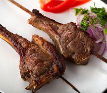 Шашлык из бараньей корейки