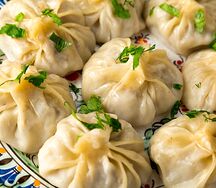 Манты с говядиной