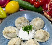 Манты с говядиной