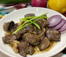 Печень с курдюком