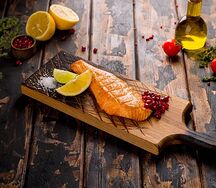 Форель жареная