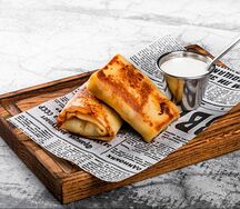 Блинчики с красной икрой