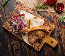 Шашлык из бараньей корейки