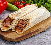 Люля-кебаб из баранины в лаваше