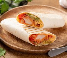 Ролл с куриным шницелем