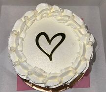 Бенто-торт Золотое Сердечко