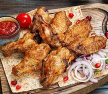 Шашлык из куриных крылышек 