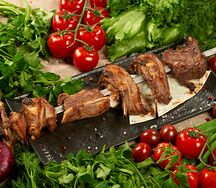 Шашлык из баранины на кости