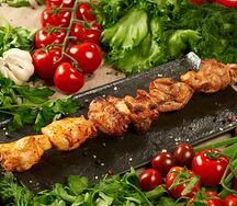 Шашлык из куриного бедра