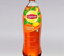 Lipton чёрный чай Персик