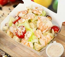 Салат Цезарь с креветкой