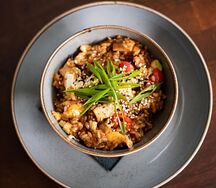 Рис чесночный с курицей