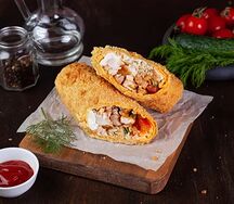 Горячая тортилья со свининой