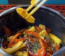 Токпокки с соусом терияки
