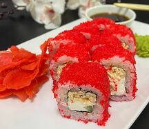 Ролл Калифорния с крабом